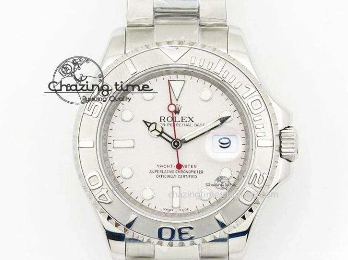 0523 Supportive Yacht-Master 116622 Silver Dial JF Best Edition On SS Bracelet SA3135 V 4032